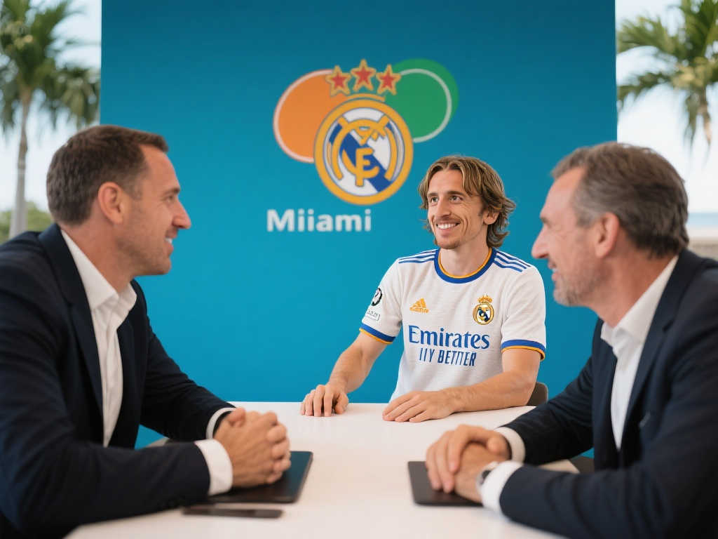 巨星聚首！贝克汉姆与莫德里奇会面，迈阿密或迎新援明年加盟